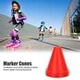 thumbnail image 3 of 10x Conos Marcador Equipo Entrenamiento Fútbol Patinaje Sobre Ruedas (rojo), 3 of 7