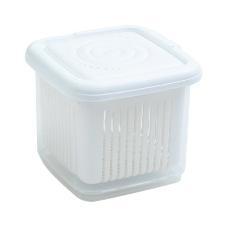 

XM Culture Storage Holder Multi-use Double Layer PP Kitchen Drainage Design Food Holder for Home