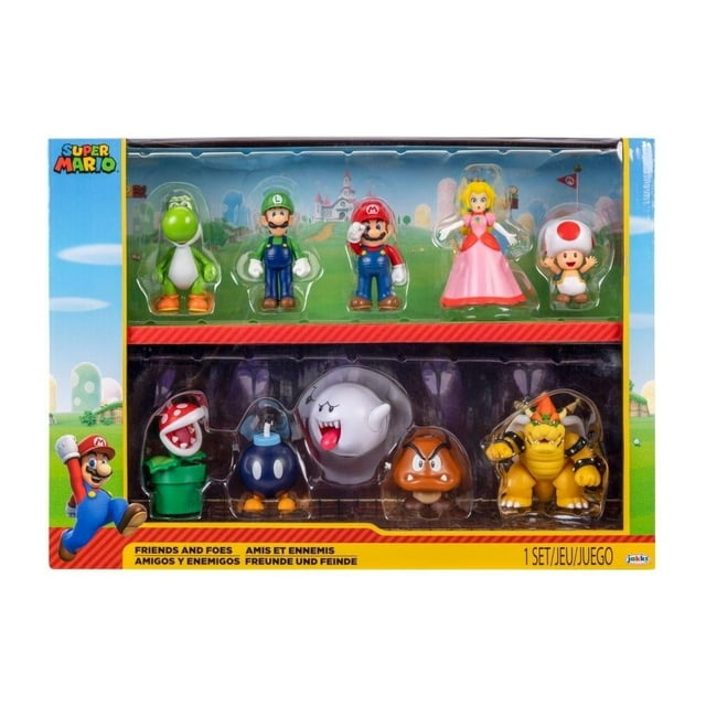 Set de Figuras Nintendo Personajes Icónicos de 2.5 pulgadas