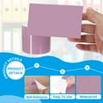 thumbnail image 3 of Uxcell Rectangular Color Coding Labels Rectangle Colored Labels Sticker Moving Stickers Label Tags Purple Pink, 3 of 7