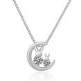 thumbnail image 2 of Moon Rabbit Pendant Necklace, 2 of 5