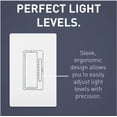 thumbnail image 3 of Legrand radiant 450W Multi-Location Master Rocker Dimmer for LED/CFL/Halogen/Incandescent Bulbs, White/Light Almond/Ivory, 3 of 7