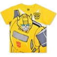 thumbnail image 5 of Transformers Optimus Prime and Bumblebee Boys 4 Pack Character Short Sleeve Tees, 4-7, 5 of 9