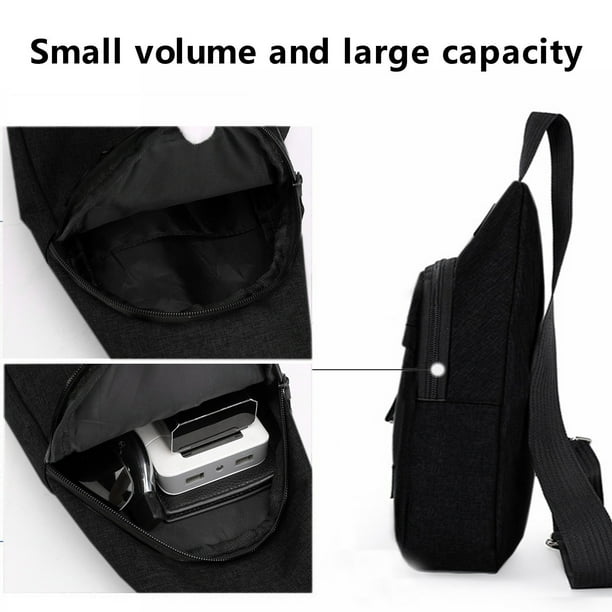 SuoKom Crossbody Bags For Women Waterproof Strap Bag Crossbody Backpack  With Headphone Hole Strap Backpack Hiking Backpack Multipurpose Crossbody