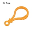 thumbnail image 3 of Unique Bargains Plastic Lobster Clasp Colorful Claw Snap Clip Hooks Orange, 3 of 7