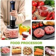 DEISNGB Hand Blender, 4-in-1 Immersion Hand Blender,5 Speed Turbo Mode Stick Blender for Make Smoothie, Milk Shakes,Juice ,Sauces