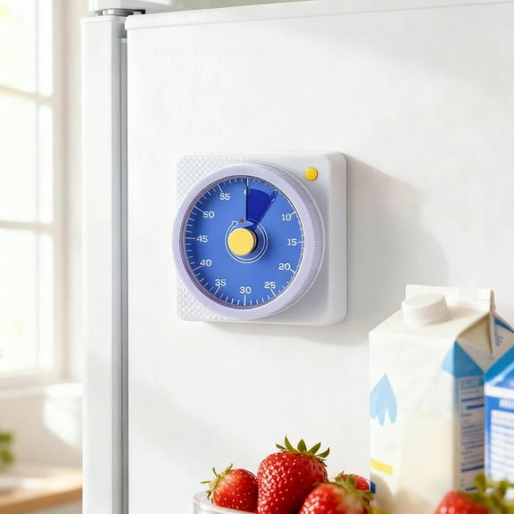 Visual Timer for Kids, 60-Minute Countdown Timer for Classroom Office Kitchen, Desk Timer Kids Time Management Tools with Silent Operation