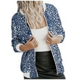 thumbnail image 1 of IROINID Veste à Fermeture Éclair pour Femmes à Manches Longues Outwear, T-Shirt Ample à Col Rond Blouse d'Automne, 1 of 6