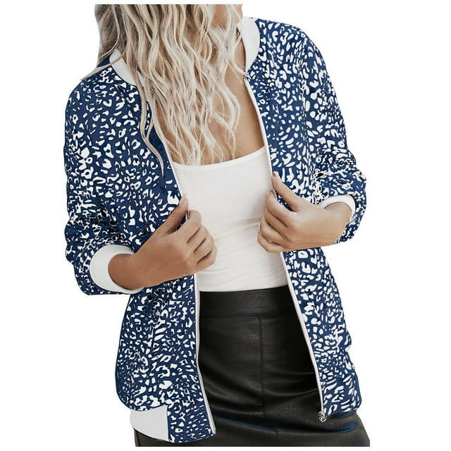 IROINID Veste à Fermeture Éclair pour Femmes à Manches Longues Outwear, T-Shirt Ample à Col Rond Blouse d'Automne