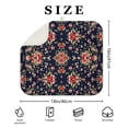 thumbnail image 4 of Pioneer Flower Floral Print Pattern Kitchen Dish Drying Mat 1 Pack, Ultra Absorbent Microfiber Drainer Mat, 16"x18", 4 of 6