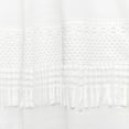 thumbnail image 6 of Nicole Miller New York Dunbar Light Filtering Rod Pocket Curtain Panels, 50"x84", White, Set of 2, 6 of 7