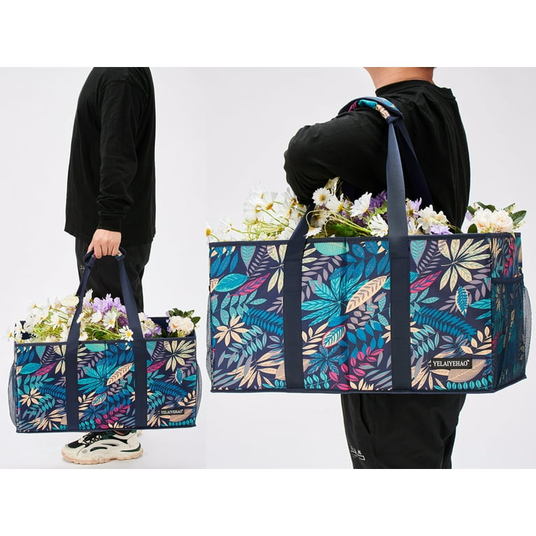 Medium utility tote falling feathers best sale