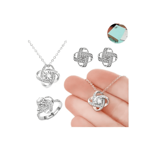 Juego De Collar Xtellar De Anillo Y Aretes