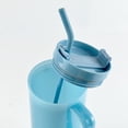 thumbnail image 5 of Vaso con agarradera Liso 1200 ml con popote, Negro, 5 of 5