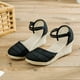 thumbnail image 5 of Amzcrzy Zapatos de mujer,Zapatos de mujer,Zapatillas de mujer, Sandalias de verano para mujer con plataforma y tacón de cuña y punta cerrada, informales Sandalias Mujer Zapatillas De Casa, 5 of 9