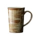 thumbnail image 2 of Taza de cerámica japonesa de 310 ml (10,5 oz) para café, ideal para uso doméstico (oro), 2 of 6