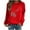 Red, variant on Fesfesfes Sweatshirt for Women O-Neck Printing Loose Casual Fashion Long Sleeve Hedging Hoodie Tops