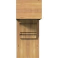 thumbnail image 2 of Ekena Millwork 7 1/2"W x 18"D x 18"H Balboa Block Smooth Bracket w/ Offset Brace, Western Red Cedar, 2 of 25