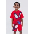 thumbnail image 4 of Marvel Spidey and His Amazing Friends Spider-Man Miles Morales Pullover Hoodie and French Terry Shorts Toddler to Big Kid, 4 of 5