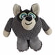 thumbnail image 1 of Plush Squeaky Dog Toys Cute Cartoon Teeth Grinding Bite Resistant Funny Interactive Dog Chew Toys Grey, 1 of 5