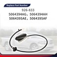 thumbnail image 2 of Conjunto de base de antena de radio con cubierta de adaptador 5064394AH para Ram 1500 2500 3500 2009-2021 5064394AG 5064395AE, 2 of 5