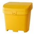 thumbnail image 1 of FCMP Outdoor 31 Gal Salt, Sand Storage Box Deck Container for Patio, Yellow, 1 of 11