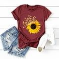 thumbnail image 4 of Bjutir Women Graphic Tees Classic Version Of Cotton Short Sleeve Crewneck Loose Printed T Shirt L, 4 of 4