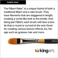 thumbnail image 2 of Kingart Original Gold, 9520 Filbert Rake Series Premium Golden Taklon Artist Brushes, 3/Set, All Ages, 2 of 6