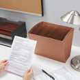 thumbnail image 4 of MyOfficeInnovations Letha-Tone Expanding File A-Z Index Letter Size 21-Pockets Brown 119099, 4 of 4