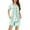 #173-Light Blue, variant on Censtreet Pajama Set for Women 2 Piece Lounge Set Short Sleeve Tops and Shorts Soft Sleepwear