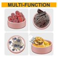 thumbnail image 2 of Friteuse à Air Chaud en Silicone, Moule à Œufs Réutilisable, Cuiseur à Œufs Micro-Ondes Individuel Rose 4 Pcs, 2 of 5