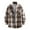 Khaki, variant on Mens Long Sleeve Button Down Shirt Jacket Lightweight Flannel Plaid Shacket 2025 Fall Trendy Outwear Tops with Pockets Birthday Gifts Khaki XXXXL