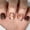 Fall Fake Nails-22, variant on Fall Press Nails Medium Nails with Designs Maple Leaf Stick Square False Thanksgiving Artificial Press ons Glossy Full Cover Glue Nails for Women 24 count