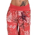 thumbnail image 4 of DYMADE Women Plus Size Loose Printed Wide Leg Casual Pants, 4 of 4