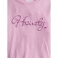 thumbnail image 2 of Wonder Nation Girls Embellished Tee with Long Sleeves, Sizes 4-18 & Plus, 2 of 4