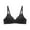 Black, variant on Ashirexll Bras for Women, Pepper Bras for Women Small Breast, Wireless Bra Two-Row Buckle Bra Red XL