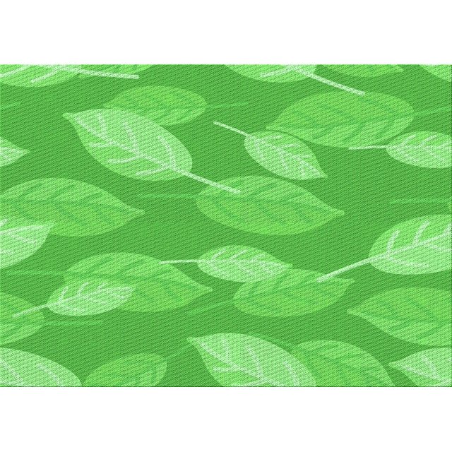 Ahgly Company Machine Washable Indoor Rectangle Transitional Neon Green Area Rugs, 8' x 10'