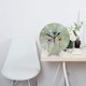 thumbnail image 3 of Reloj de pared con diseño de libélulas y acuarela, silencioso, de 10 pulgadas, estilo rústico retro, decorativo para sala de estar, cocina, hogar, baño y dormitorio, 3 of 7