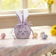 thumbnail image 6 of Japceit Easter Bunny Gift Bags, Drawstring Velvet Bunny Ear Candy Bags for Party, Easter Egg Hunt Supplies and Holiday Celebration, Festive Treat Containers, 6 of 6
