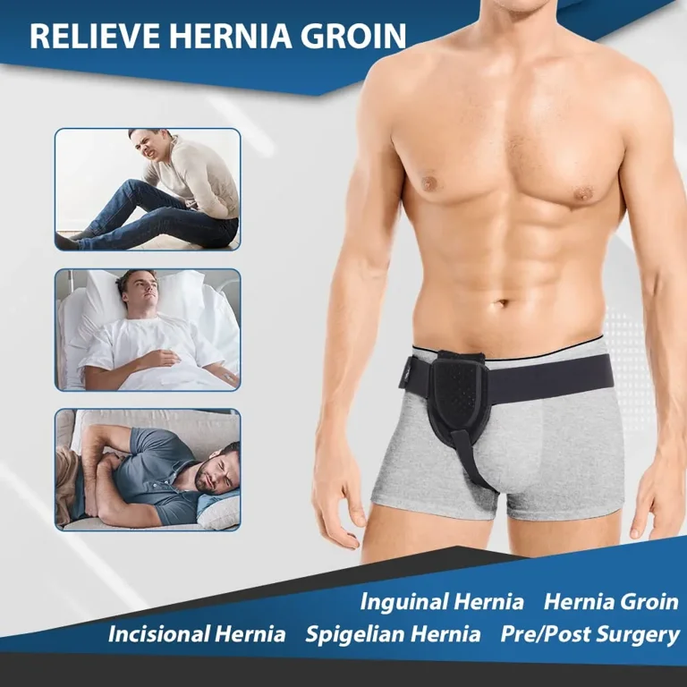 Inguinal hernia belt for men and women - hernia support belt for