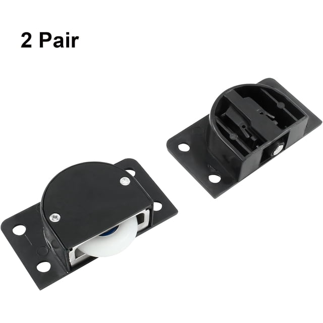 2 piezas de herrajes para puertas corredizas de armario, ruedas de repuesto para armario, poleas para puertas corredizas, herrajes para muebles