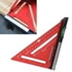 thumbnail image 4 of Escuadra de Viga de Aleacio de Aluminio, Nivel de Fácil Lectura Con Imanes Integros, Escuadra de Carpinero Profesional, Escuadra Triangular de 7 Pulgadas, 4 of 7