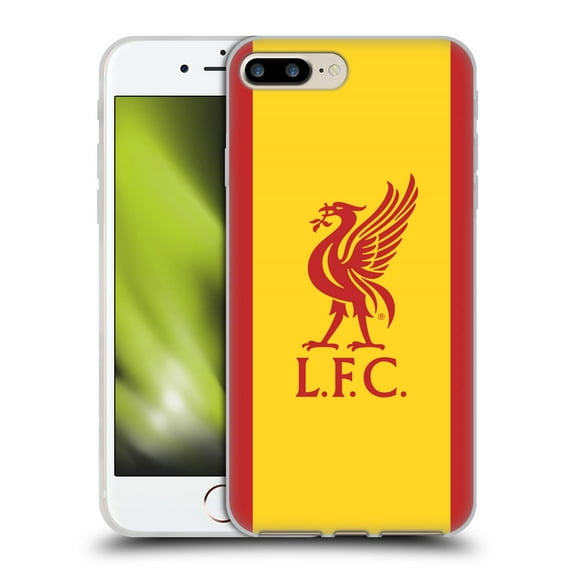 Head Case Designs Officially Licensed Liverpool Football Club 2021/22 Third Soft Gel Case Compatible with Apple iPhone 7 Plus / iPhone 8 Plus