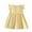 Yellow, variant on KYAIGUO Toddler Baby Girls Plaid Dresses Fly Sleeve Tutu Skirt Summer Casual Cotton Onesies Dress for 1-6T