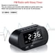 thumbnail image 4 of Radio reloj con radio FM, reloj despertador digital, alarmas duales, temperatura interior 6 niveles de brillo 16 niveles de volumen ajustable, (negro) JAMW Sencillez, 4 of 5