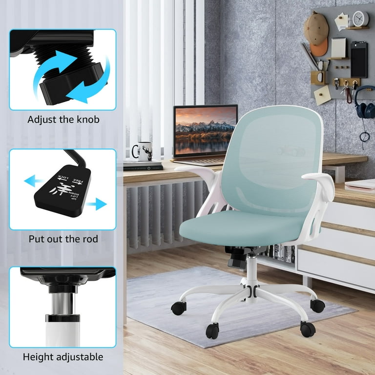 Desk chair light discount blue