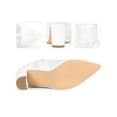 thumbnail image 4 of BLISSFUL STEP Women's Ankle Boots Lace Pointed Toe Chunky Heel Zipper Dress Booties White 10, 4 of 7
