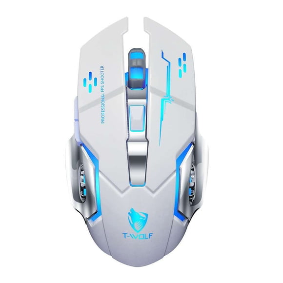 Amdohai Thunder Wolf Q13 Charging Mute Wireless Mouse Gaming Business Luminous Mechanical Mouse Cross-border