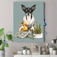 thumbnail image 4 of Chihuahua Robe Duck Canvas Wall Art 15.75x11.81 Inches, 4 of 8