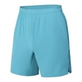 thumbnail image 2 of Mens Shorts Summer Casual Lightweight Breathable Elastic Waist Wide Straight Leg Athletic Shorts with Pockets, 2 of 4